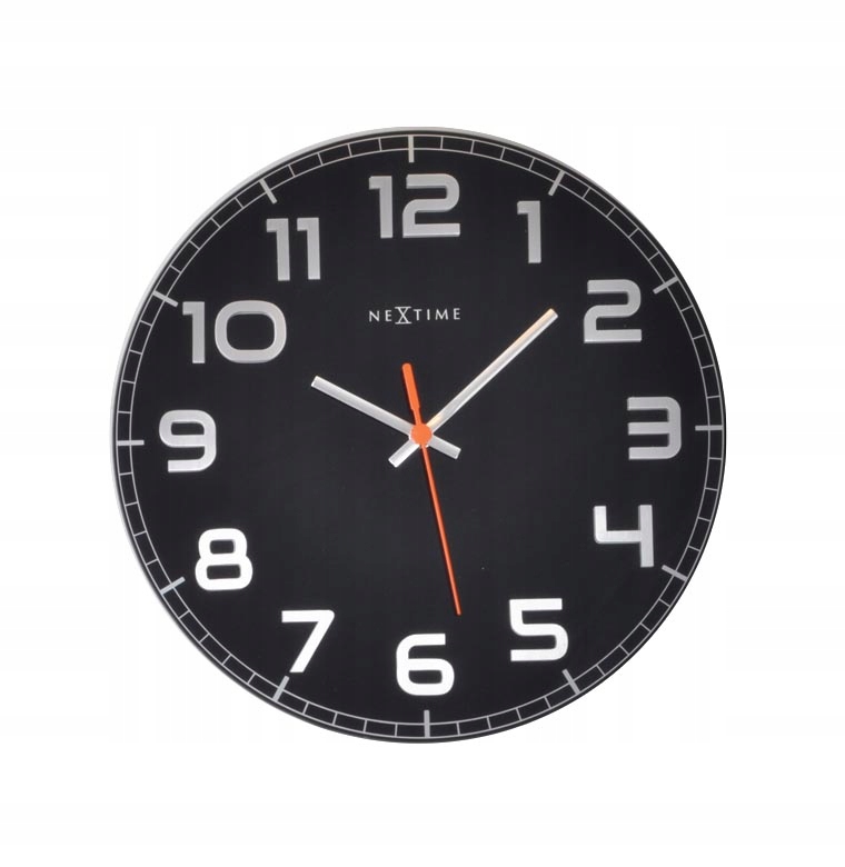 Nástenný hodinový strojček (čierny) triedy Nextime