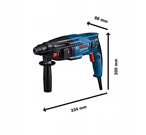 BOSCH Professional Młotowiertarka GBH 2-21 SDS Plus 3 Wiertła 6/8/10 mm — miniatura 3