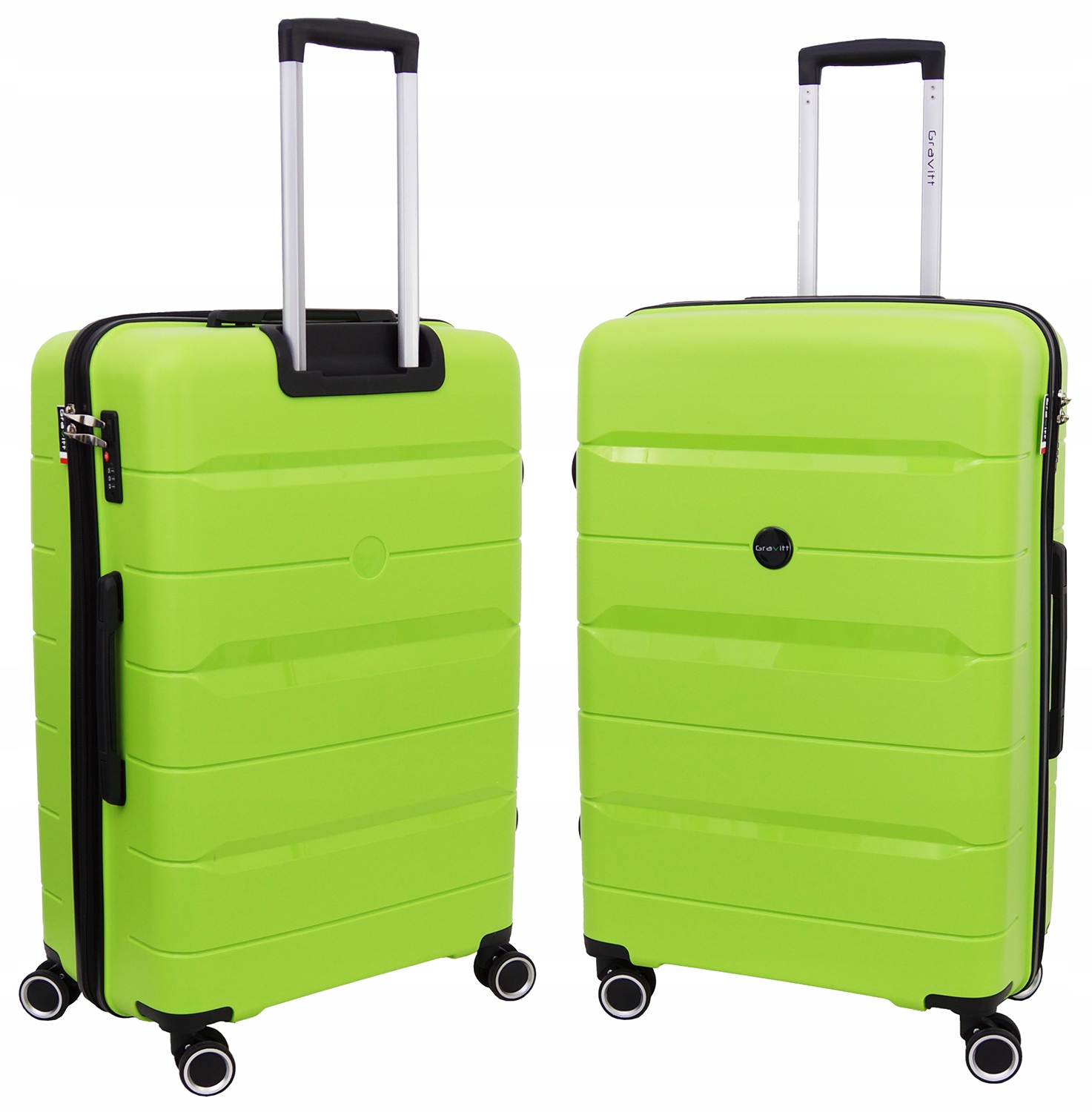 WALIZKA PODRÓŻNA NA KÓŁKACH DUŻA GRAVITT POLIPROPYLEN 010