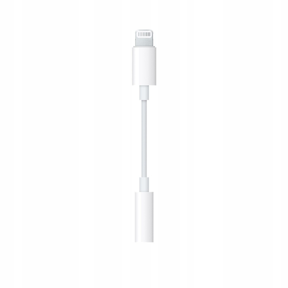 Adapter Apple MMX62ZM/A jack 3,5 mm do Lightning biały