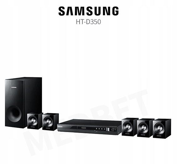 KINO DOMOWE SAMSUNG HT-D350 5.1 330W DVD CD USB RADIO FM PILOT Marka Samsung