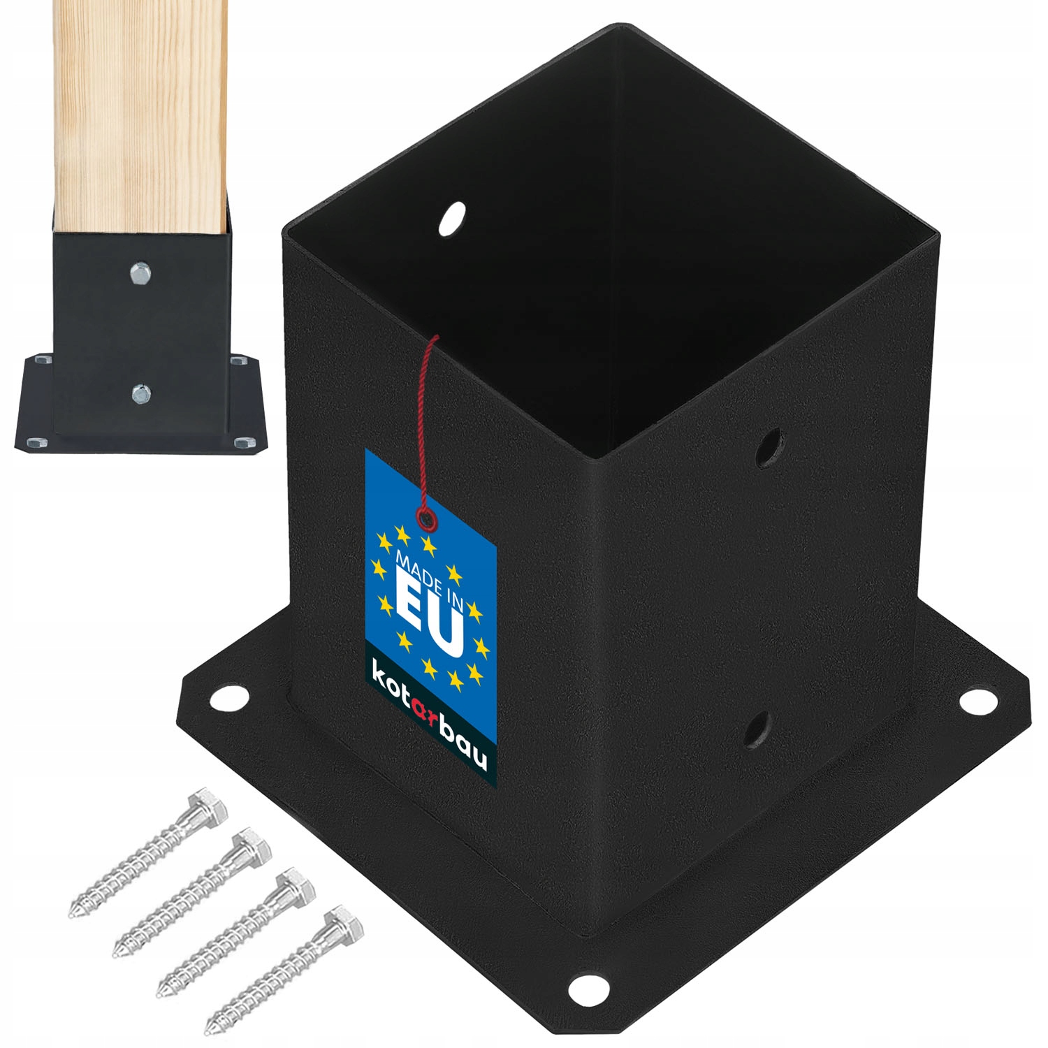 PODSTAWA SŁUPA PRZYKRĘCANA WSPORNIK KOTWA 100x100