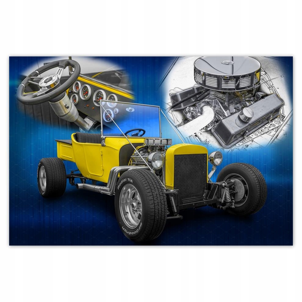 

Plakaty 60x40 Ford T Custom Hot Rod