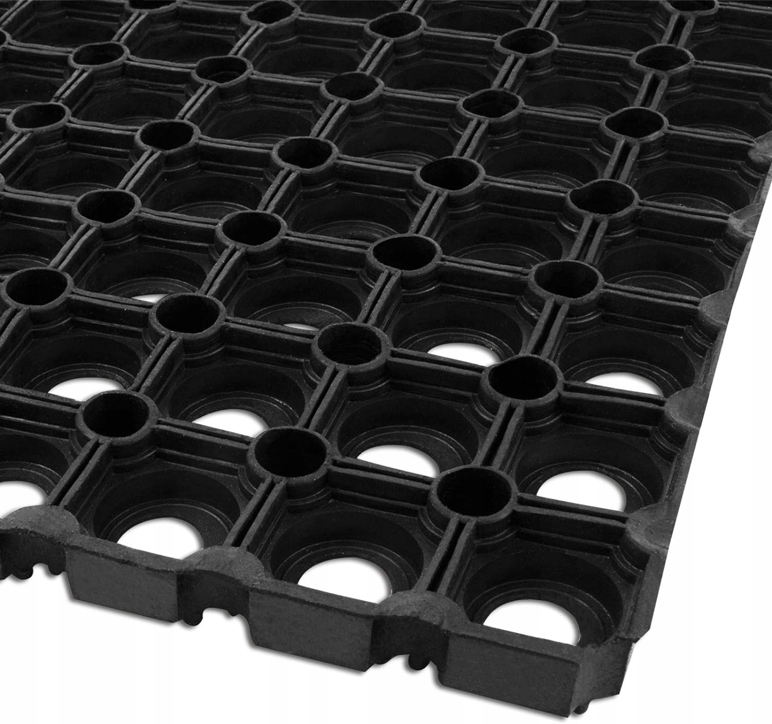 WYCIERACZKA WEJŚCIOWA 50x80 MATA DO BUTÓW ZEWNĘTRZNA GRUBA POD DRZWI GUMOWA Materiał gumowa