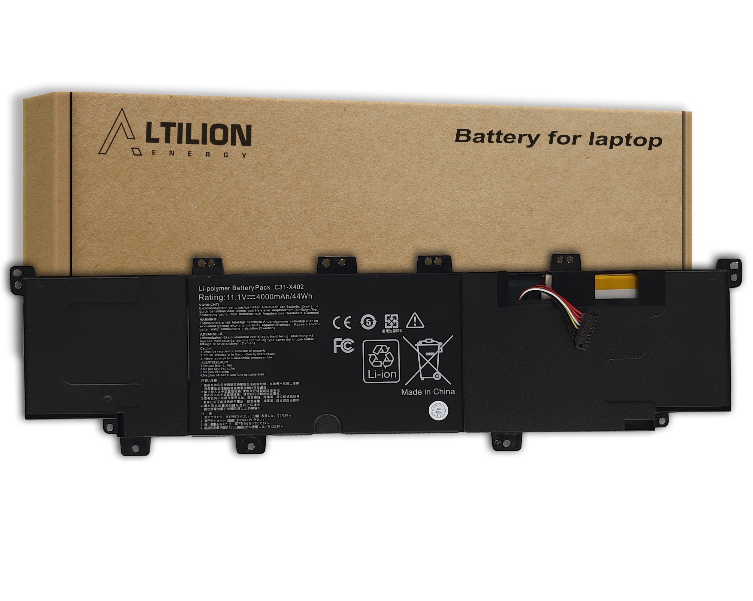 Baterie Altilion Energy C31-X402 je kompatibilní s Asusem