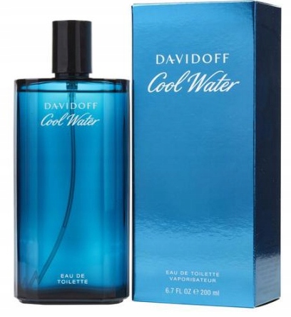 Davidoff Cool Water Men 200 ML Toaletní Voda Pro Muže S Parfém Pro Muže