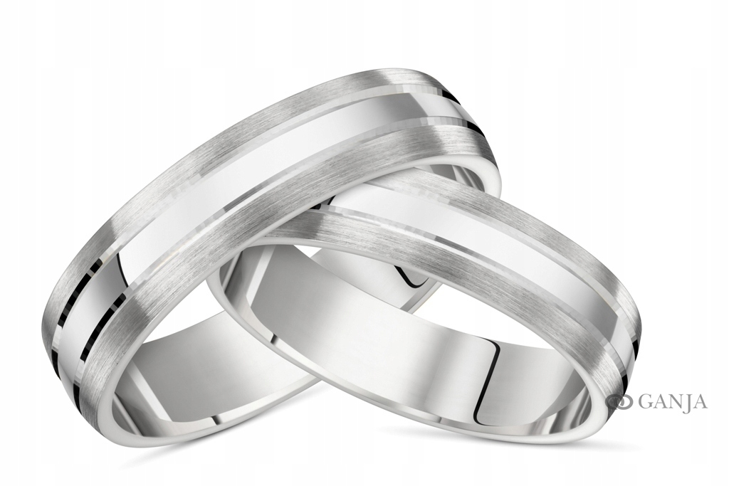 Stříbrný prsten 925+GRAVÍROVÁNÍ 5mmOB57 bezešvé Svatba