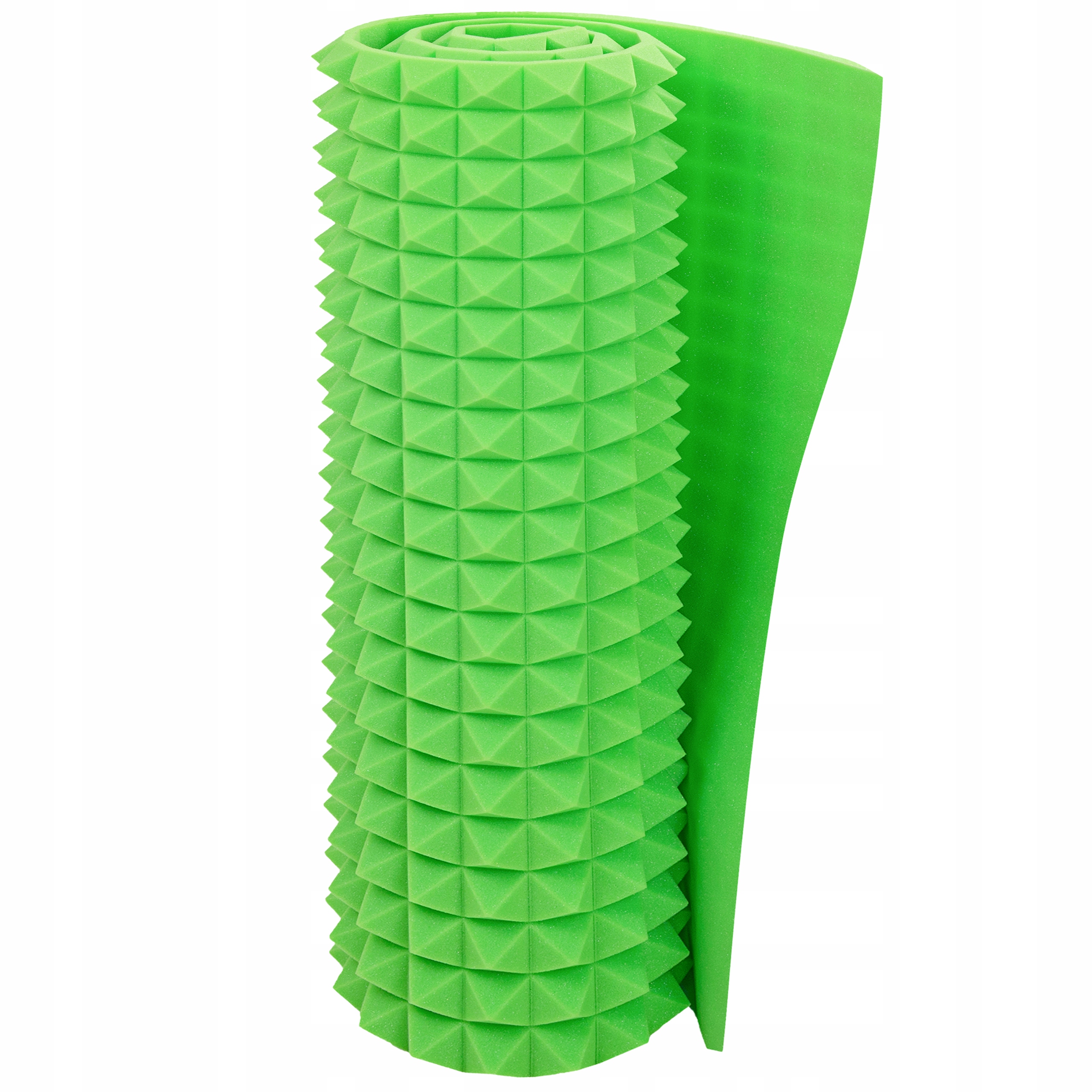 Akustický panel světle zelená pyramida ideální do studia na měkké stěny