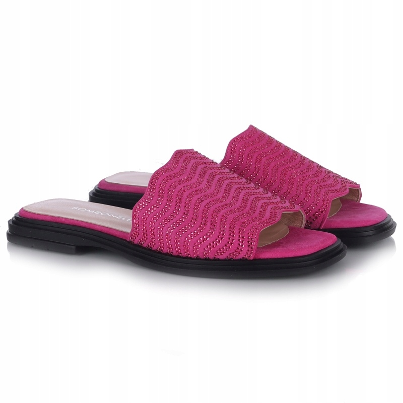 Nazouváky Bombonella 12T 369 2412 125 fuchsiová/růžová Kůže VEL.36