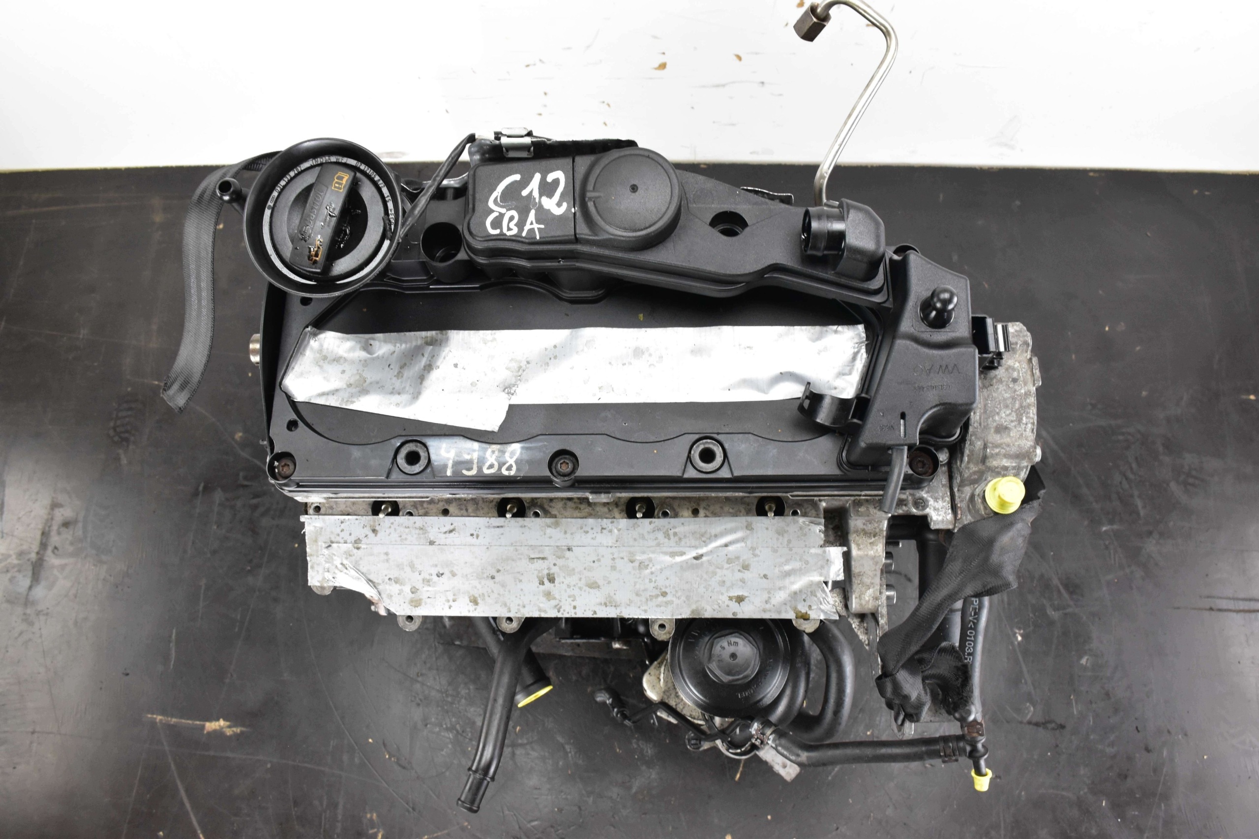 engine VW GOLF VI PASSAT CC B6 AUDI A3 8P 2.0 TDI CBA 08-10r @KOMPRESJA @
