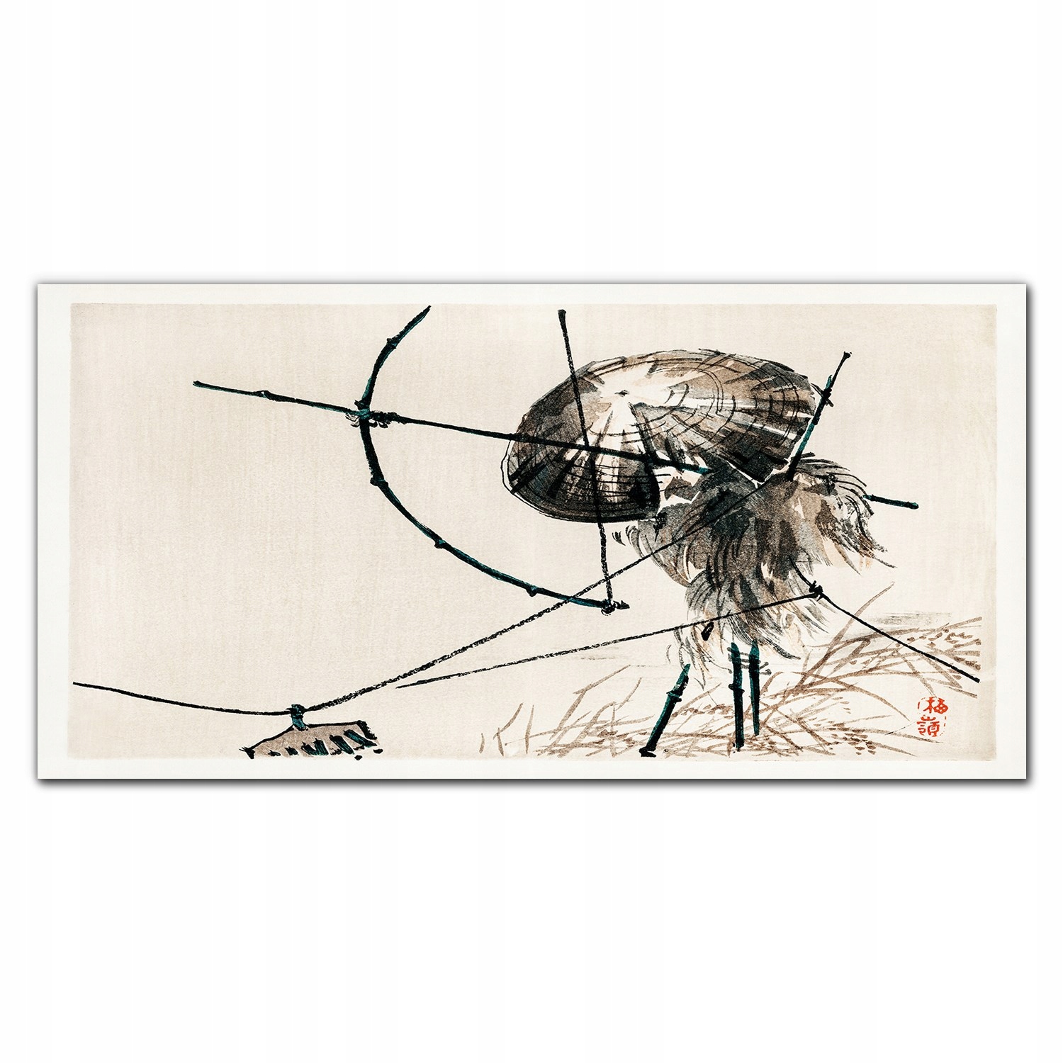 Sklo Lacobel do kuchyně Japonská abstrakce 140x70