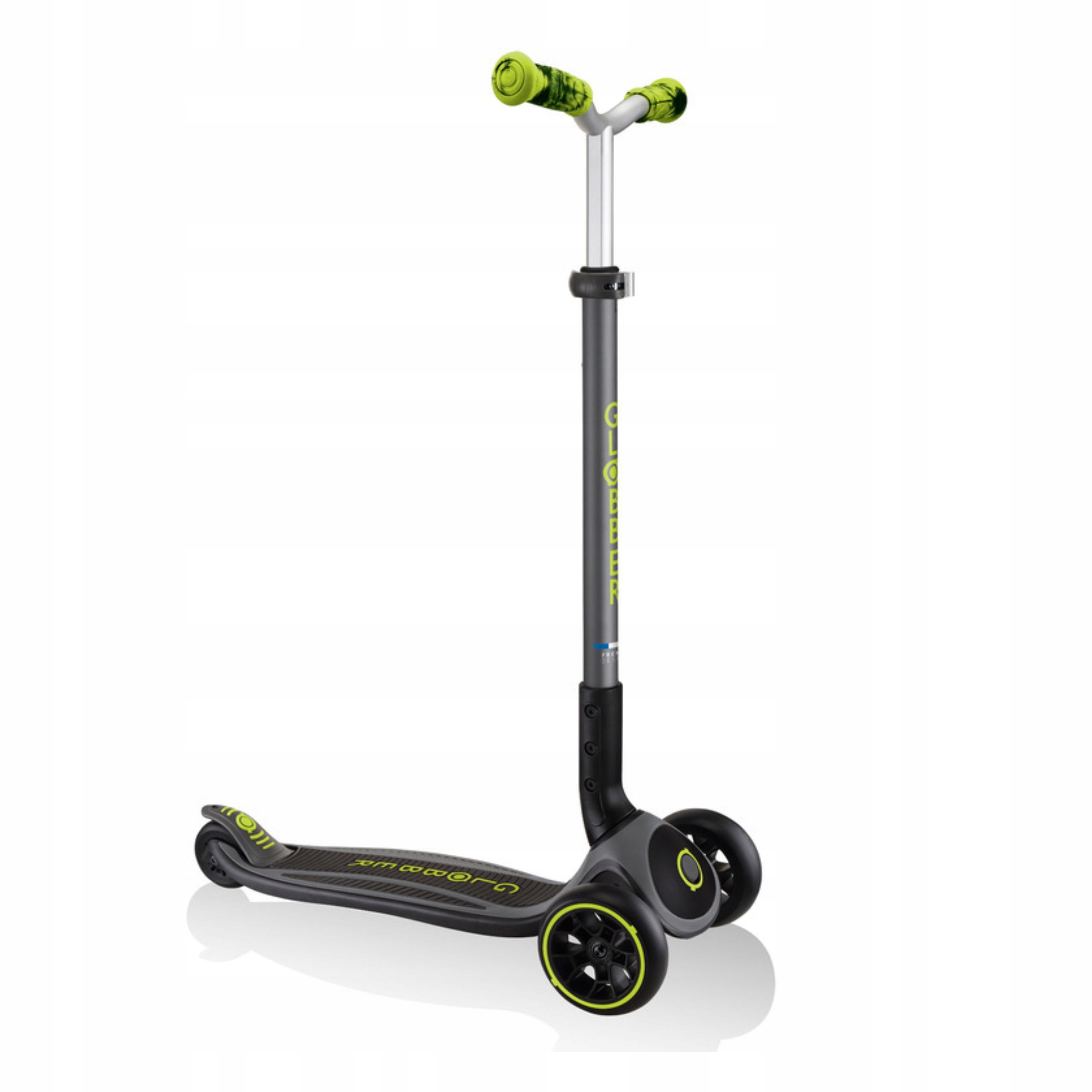 Hulajnoga balansowa dziecięca z regulacją 3 kołowa Globber Master zielona