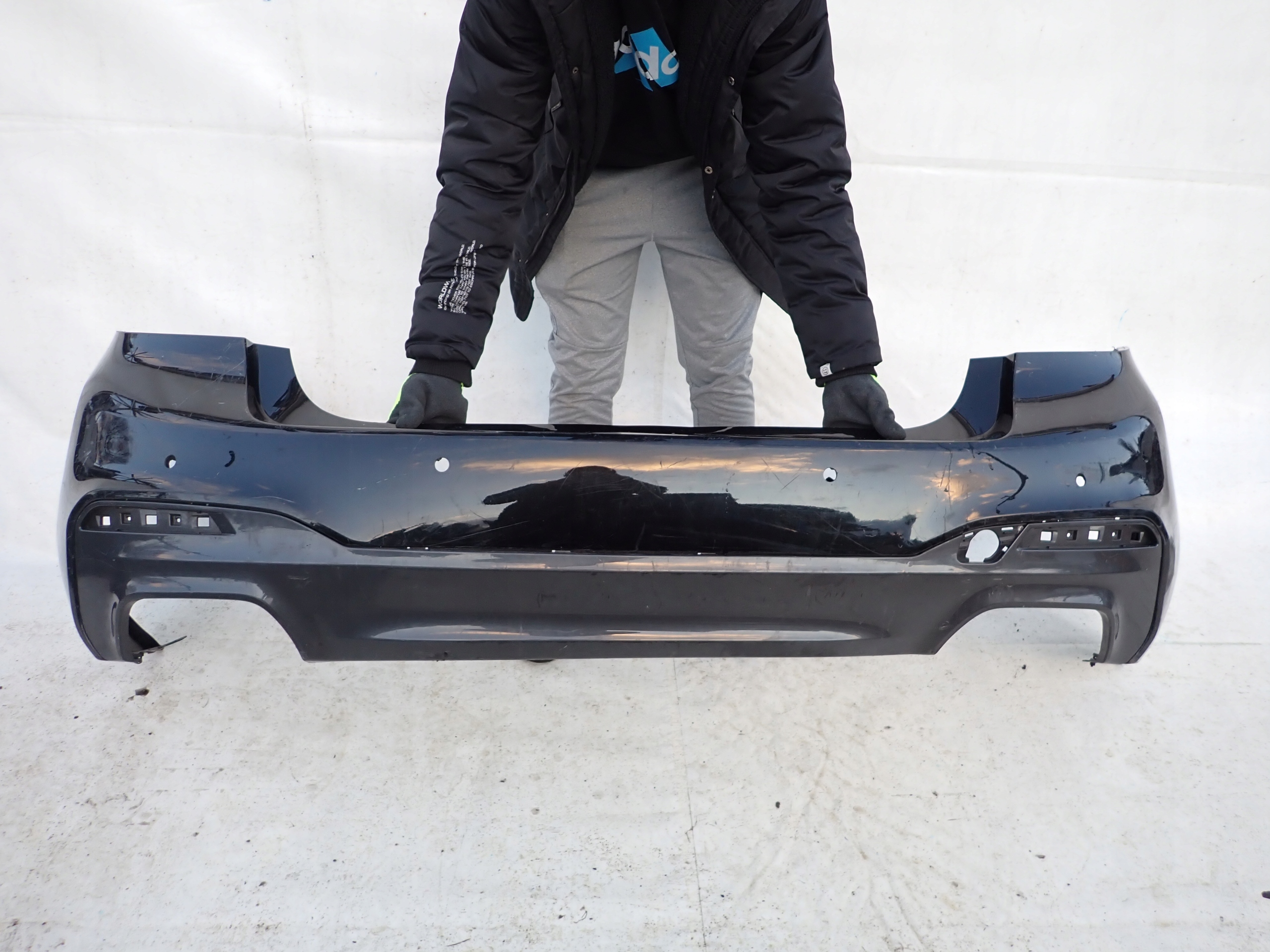 BMW 5 G30 m-packet sedan 17- bumper rear part PDC