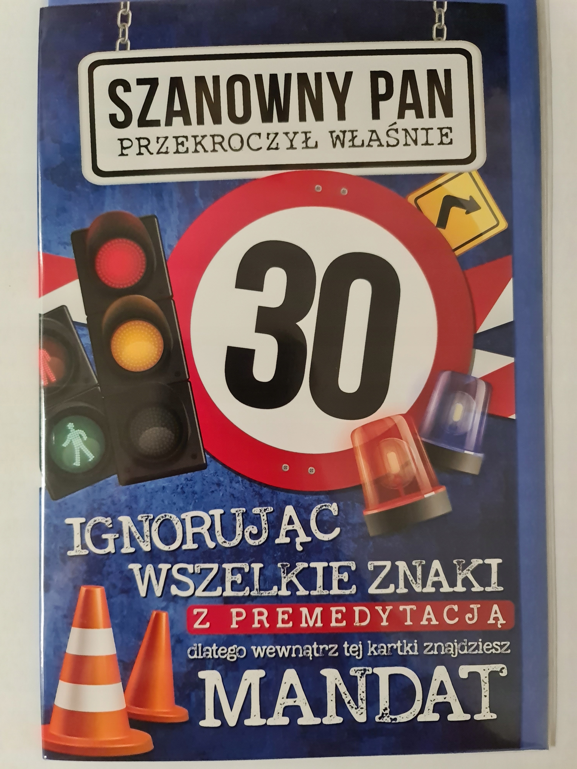 

kartka urodzinowa na 30 lat