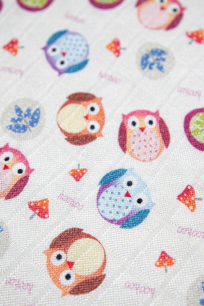 PIELUSZKA BAMBUSOWA 75X75 SOWY