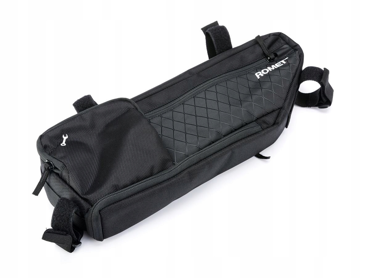 SAKWA ROWEROWA POD RAMĘ UNIWERSALNA ROMET 3L TORBA SASZETKA NA ROWER CZARNA Model TH8-13W