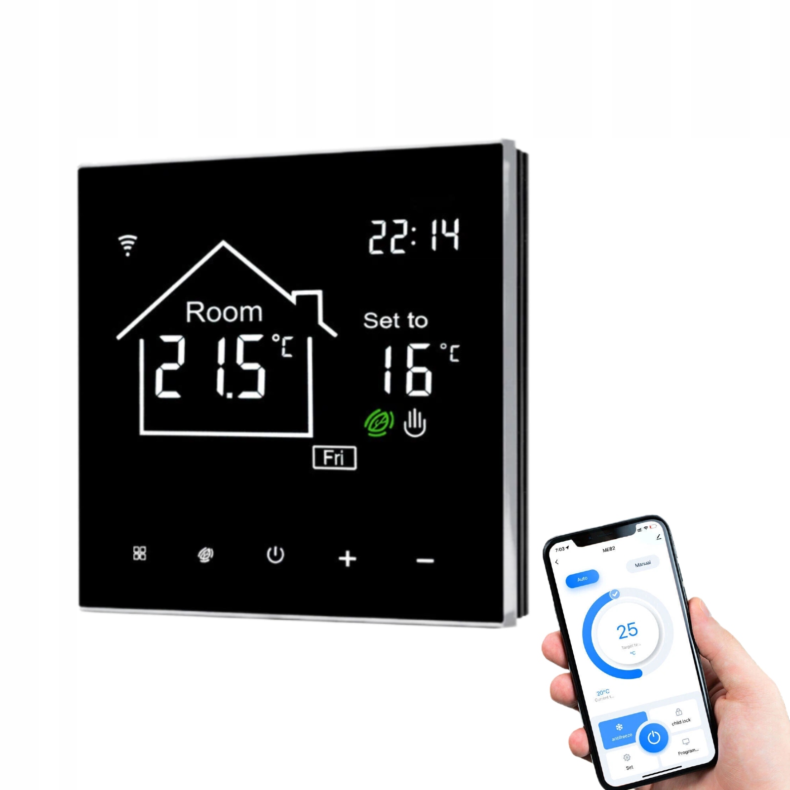 Pokojový Termostat Wifi Digitální Regulátor vody Podlahové topení