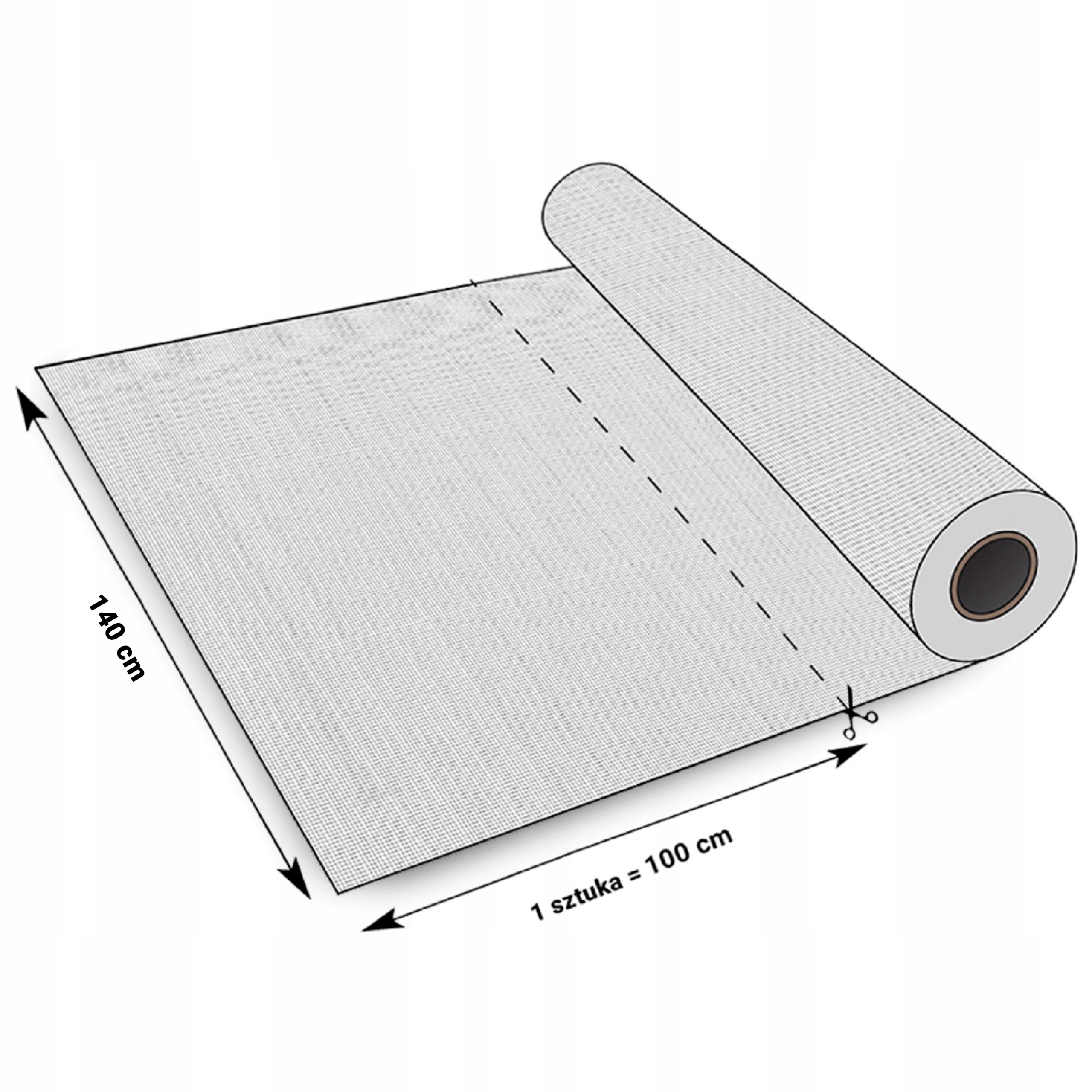 Siatka moskitiera szara metry 1,4m x1m DecoDesign Marka inna