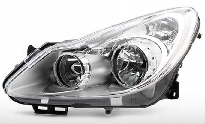 OPEL CORSA D KOMPLET REFLEKTORÓW LAMPY PRZEDNIE Producent części TYC