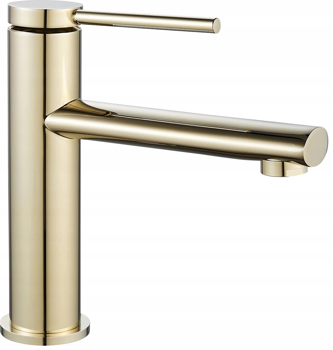 Umývadlová Batéria Oval Zlatá Nízka Rea