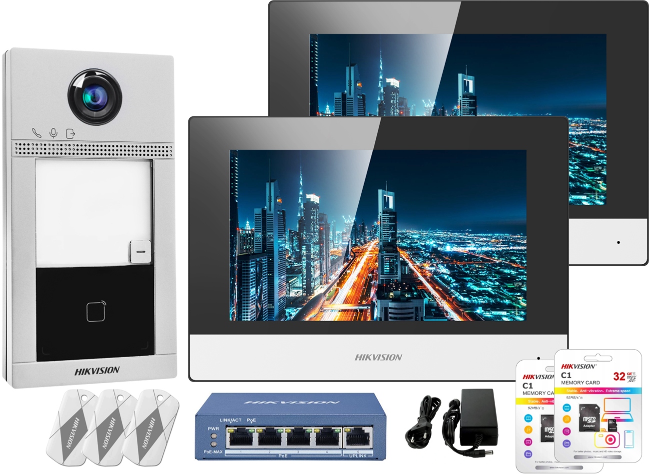 

Wideodomofon WiFi Villa Domofon Video DS-KIS604-S2