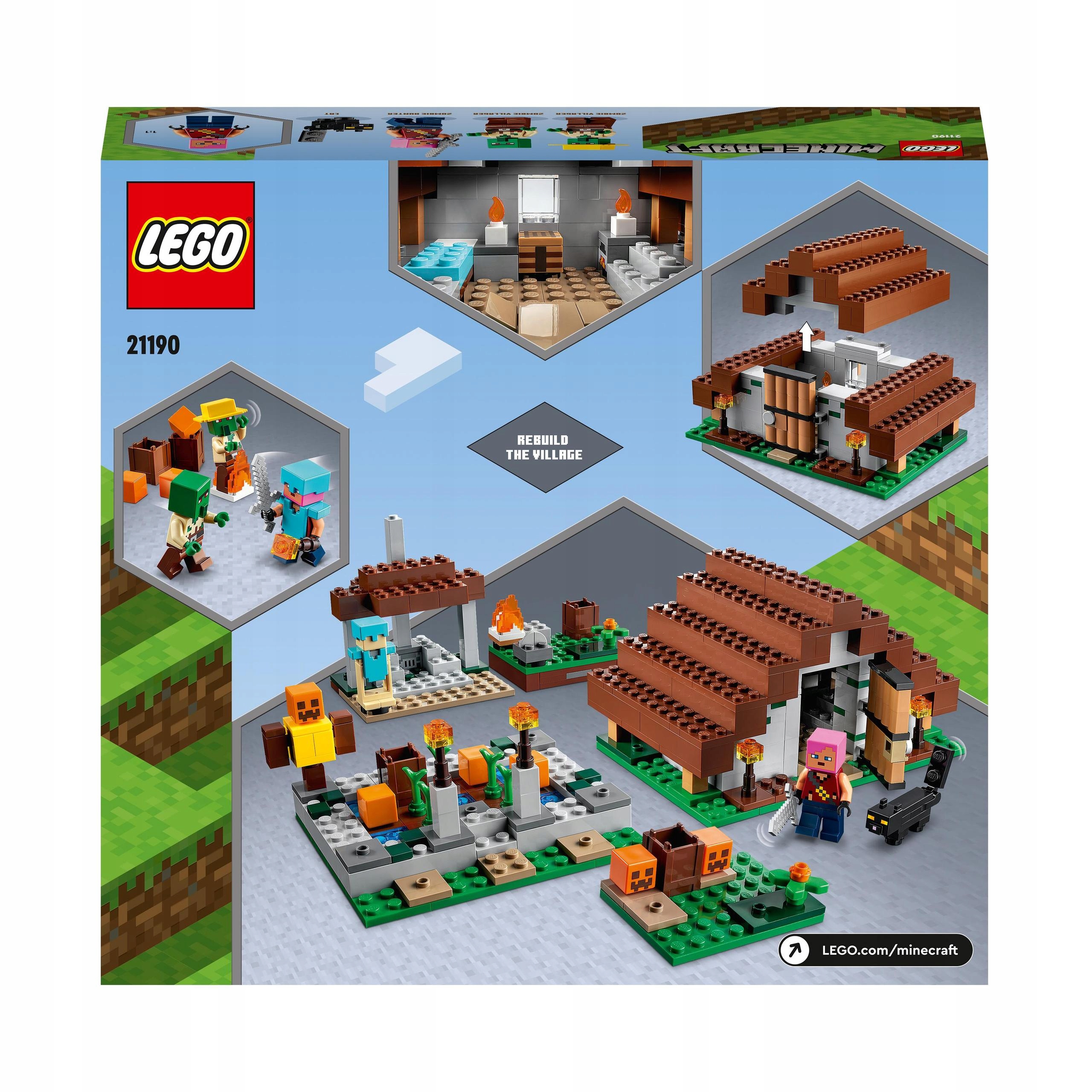 Lego Minecraft 21190 Opuszczona wioska