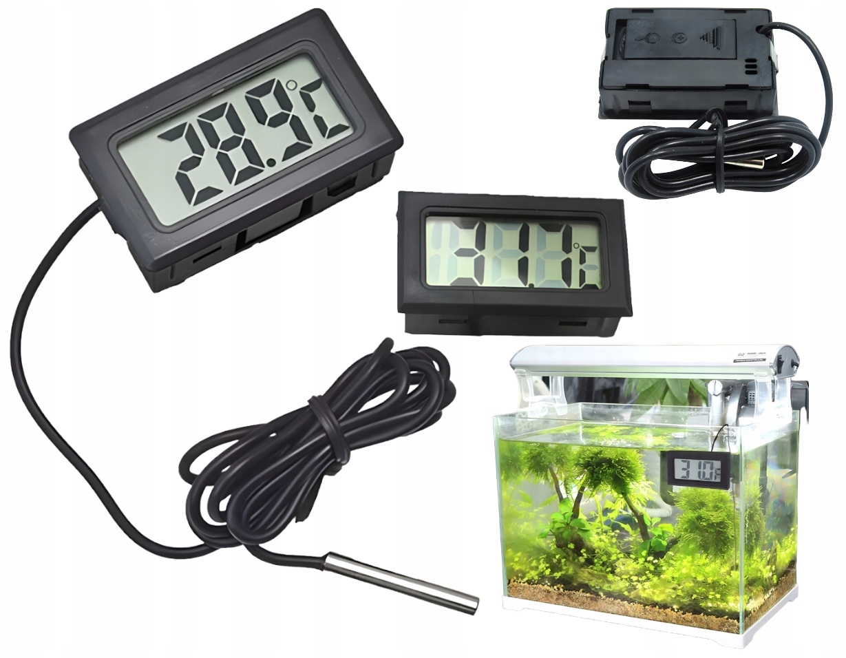 TERMOMETR CYFROWY ELEKTRONICZNY PRECYZYJNY SONDA Model 0718