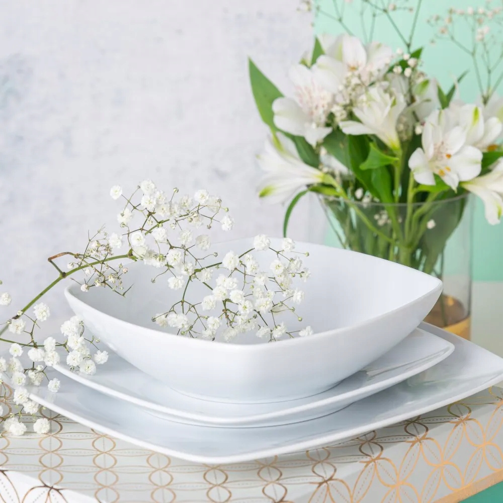 Jídelní sada Polska Porcelana talíře MariaPaula Moderna pro 12 osob 36el