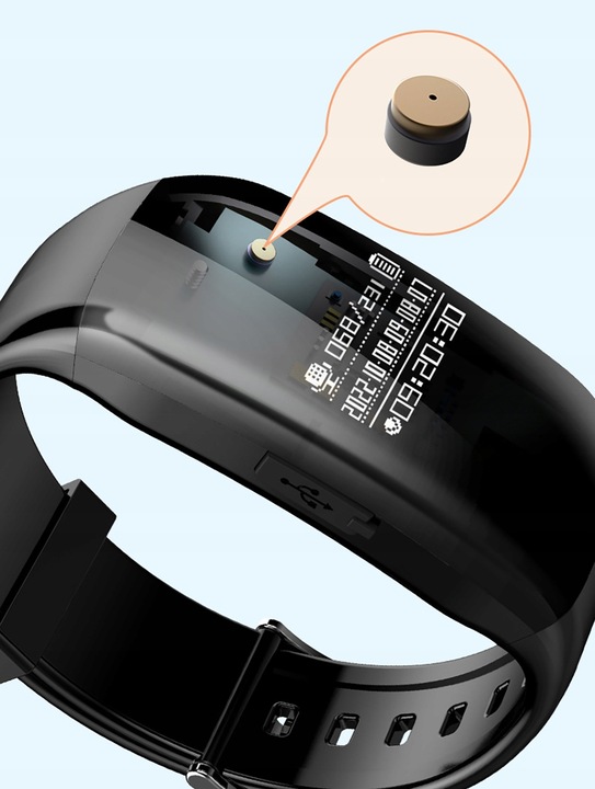 Szpiegowski Zegarek Dyktafon UKRYTY w zegarku 8GB PODSŁUCH + Kamera Full HD Zasilanie akumulatorowe