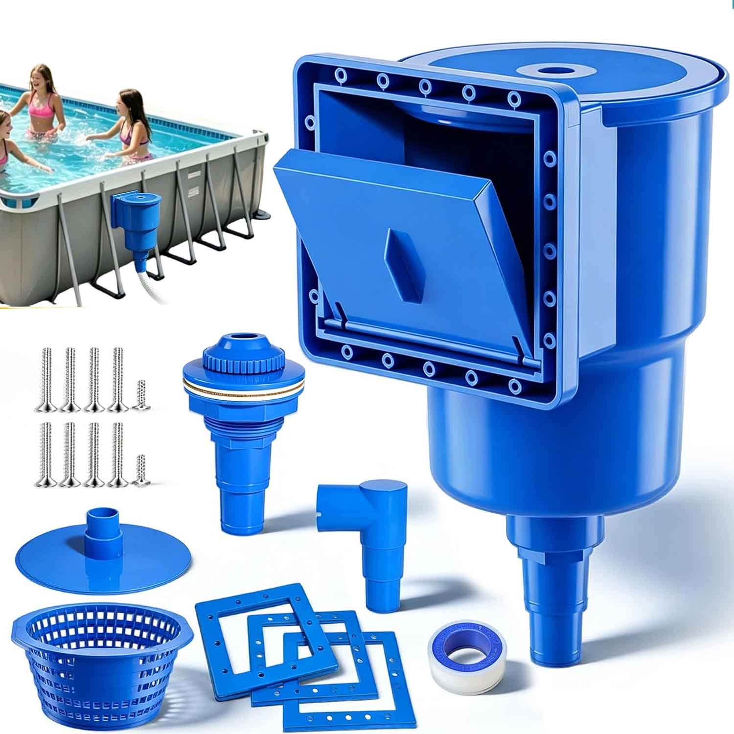 Zestaw Skimmer Do Basenu Zewnętrzny Kanadyjskiego Dysza Sitko Coil