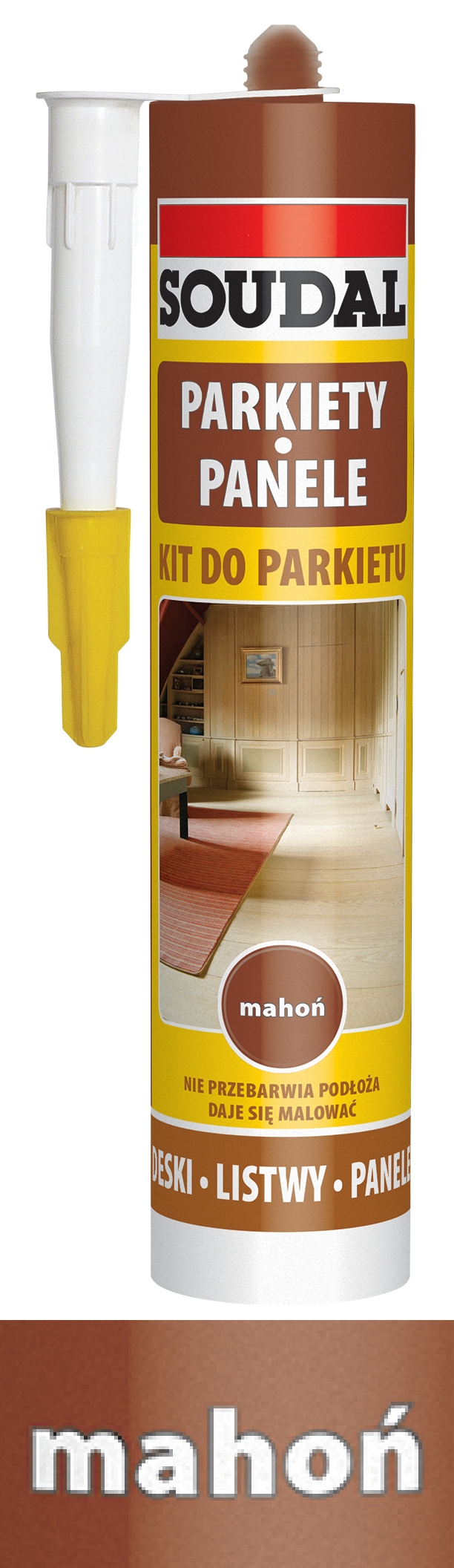 

Soudal Mahoń 280ML Kit do parkietu
