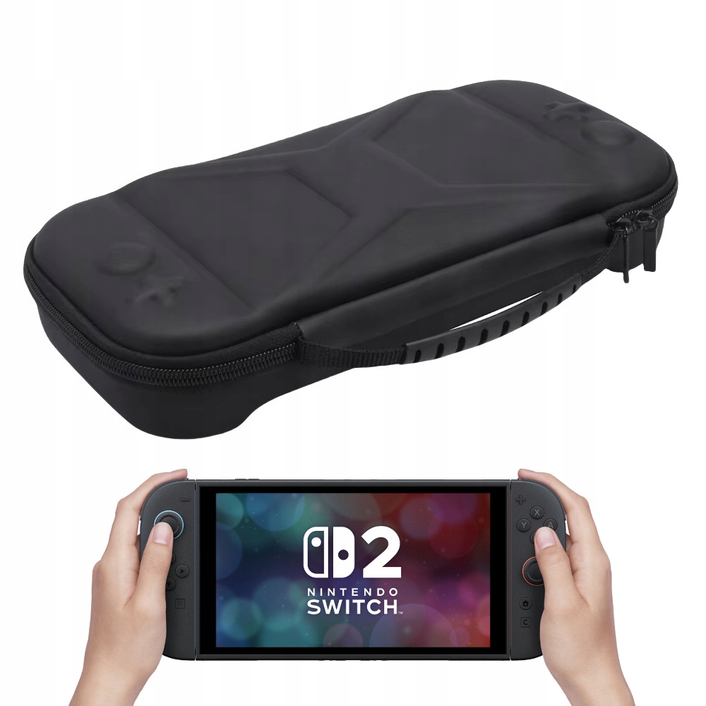 You2K Pokrowiec etui ochronne futerał z rączką na konsolę Switch 2 czarny