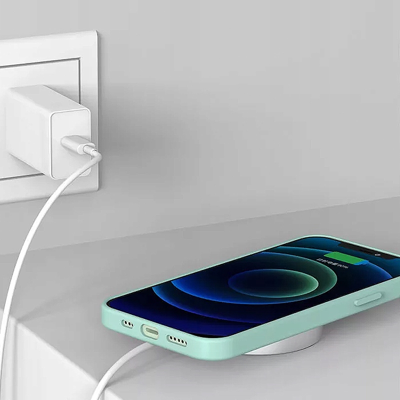 ŁADOWARKA INDUKCYJNA BEZPRZEWODOWA MAGSAFE 15W | BIAŁA MAGNETYCZNA Prąd wyjściowy 3000 mA