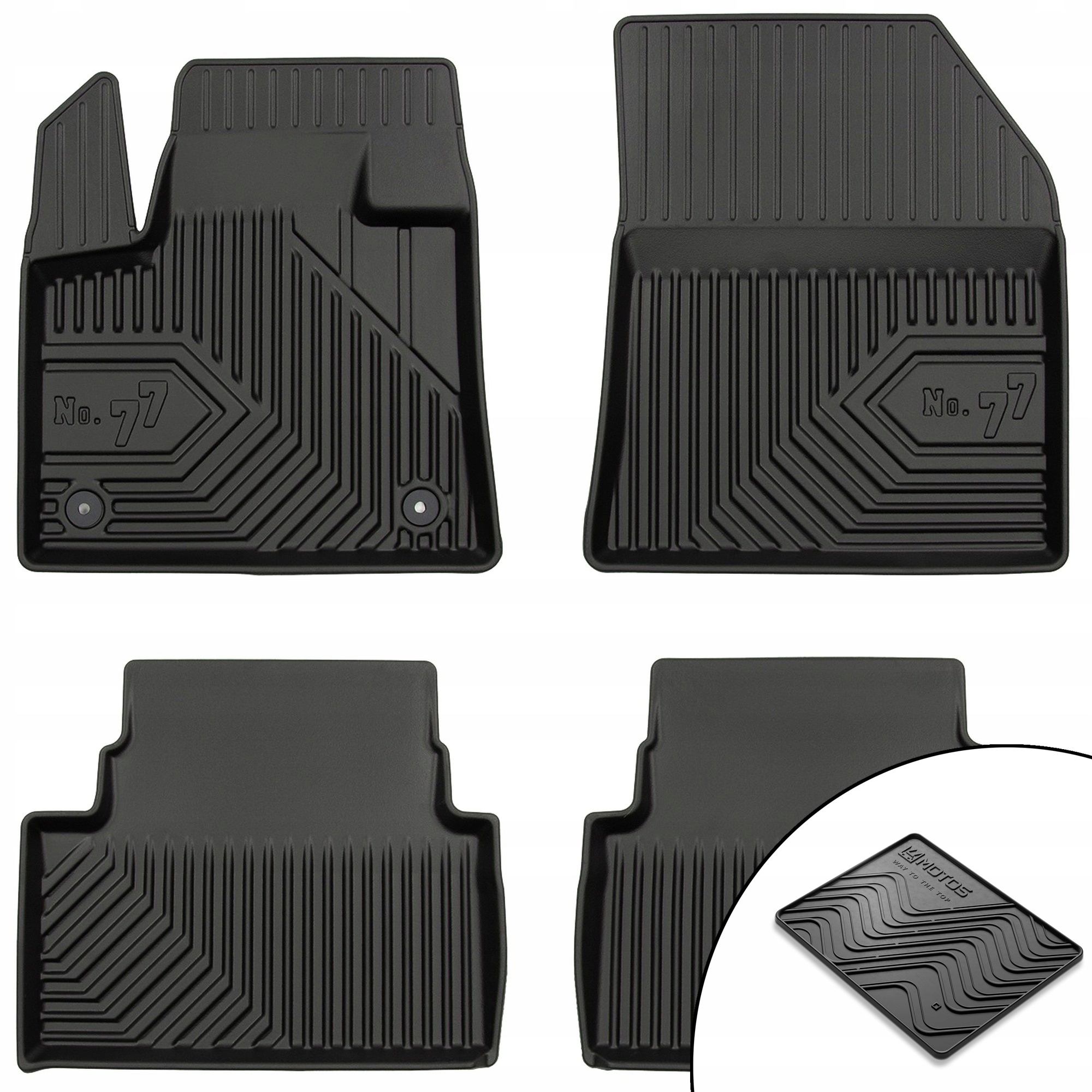 Dywaniki gumowe No.77 Citroen C5 Aircross od 2017 mata