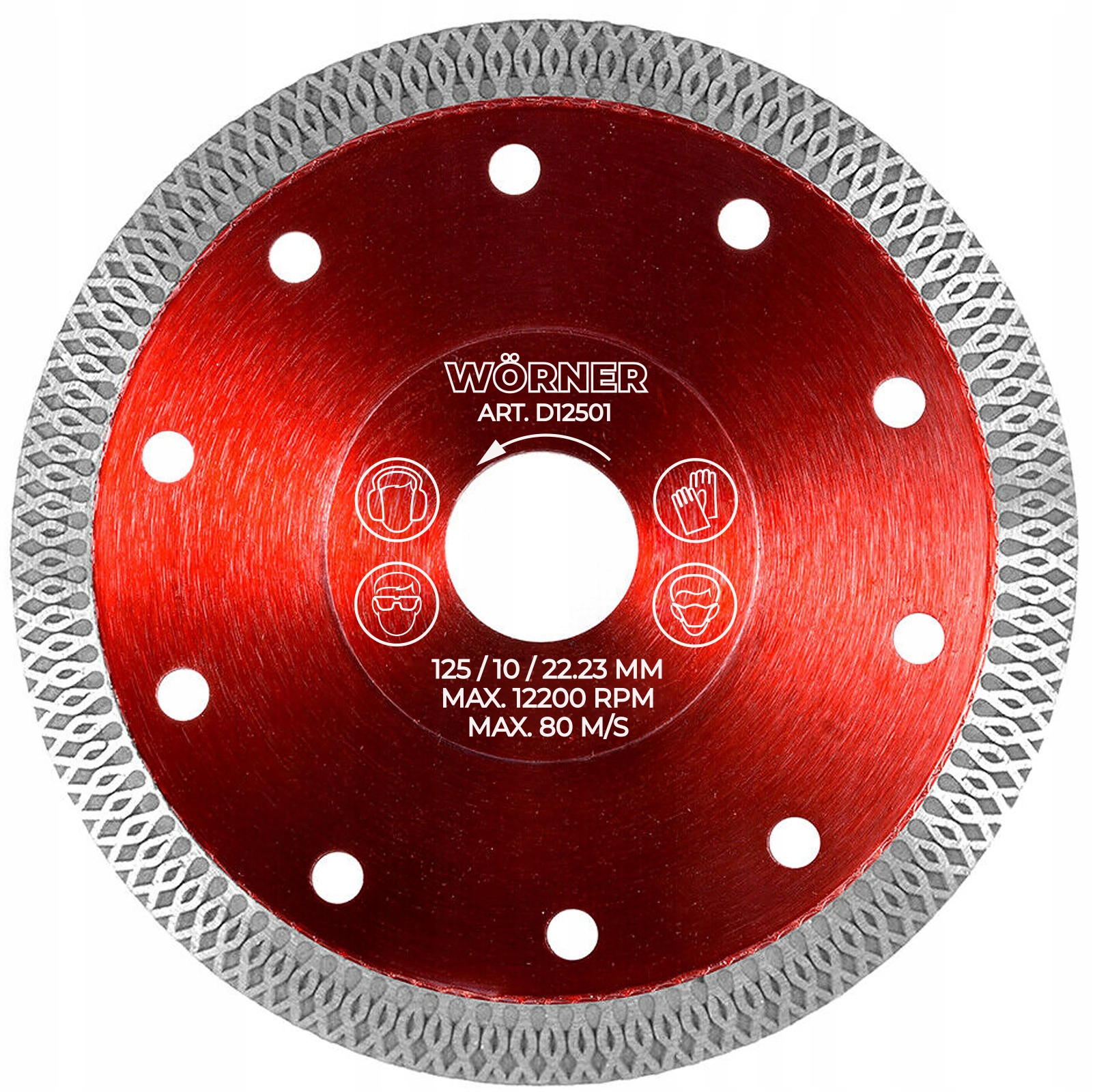 

Tarcza diamentowa do cięcia gresu płytek 125mm Pro