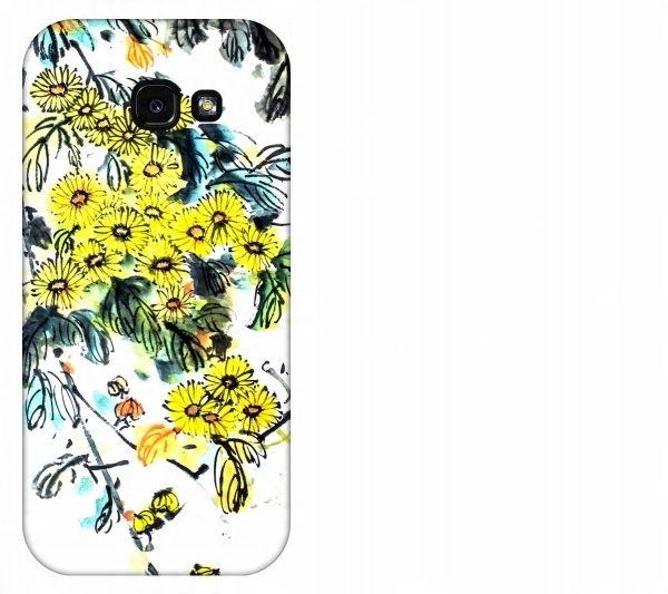 

Etui pokrowiec Samsung Galaxy A5 2017 Kwiaty akwar