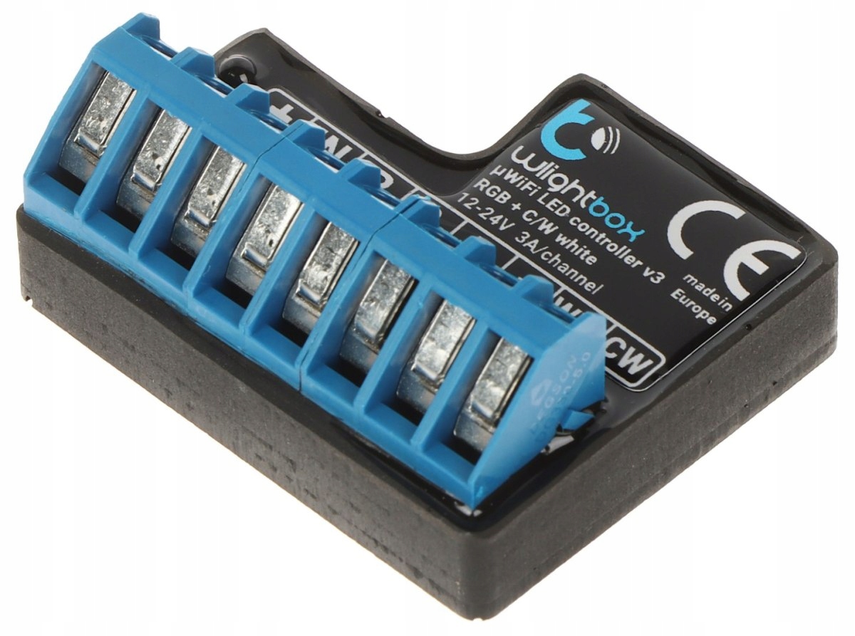 Inteligentný Ovládač Led Osvetlenia WLIGHTBOX-V3/BLEBOX Wi-Fi, 12 24