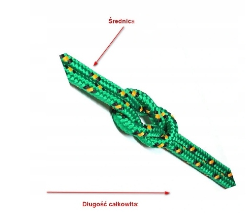 Lina Polipropylenowa 14mm linka Pleciona 30m Marka Inny producent