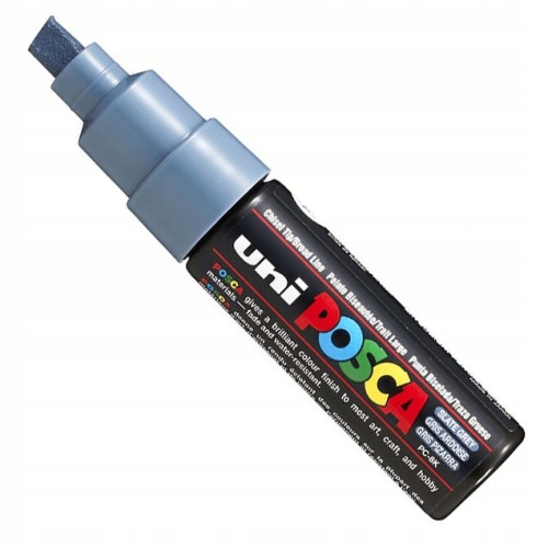 Uni popisovač Posca PC-8K plakátový Tmavě-Šedý