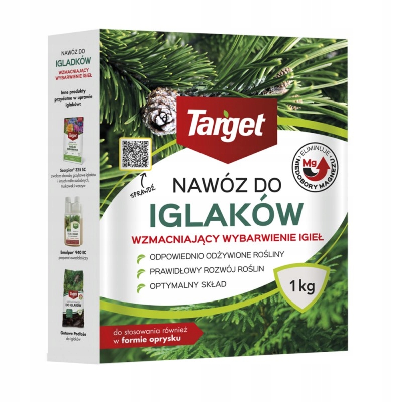 

Nawóz do iglaków z magnezem na wybarwienie igieł