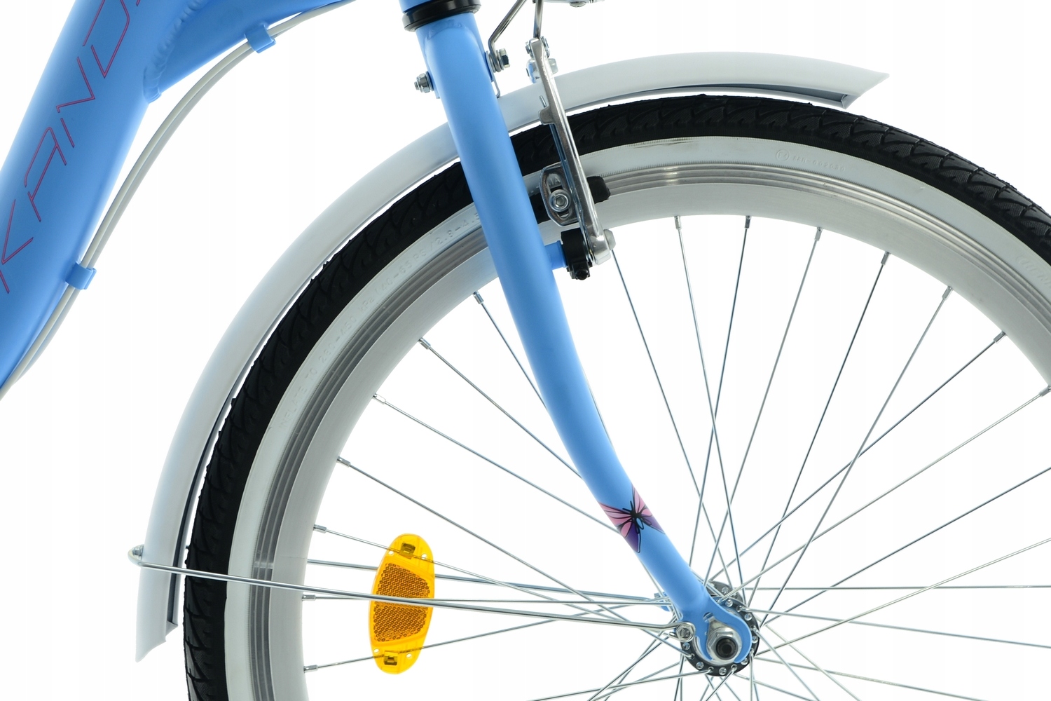 Rower Kands 24 Amelka r14 cali błękitno-biały mat 2025 Nowość na rynku !!