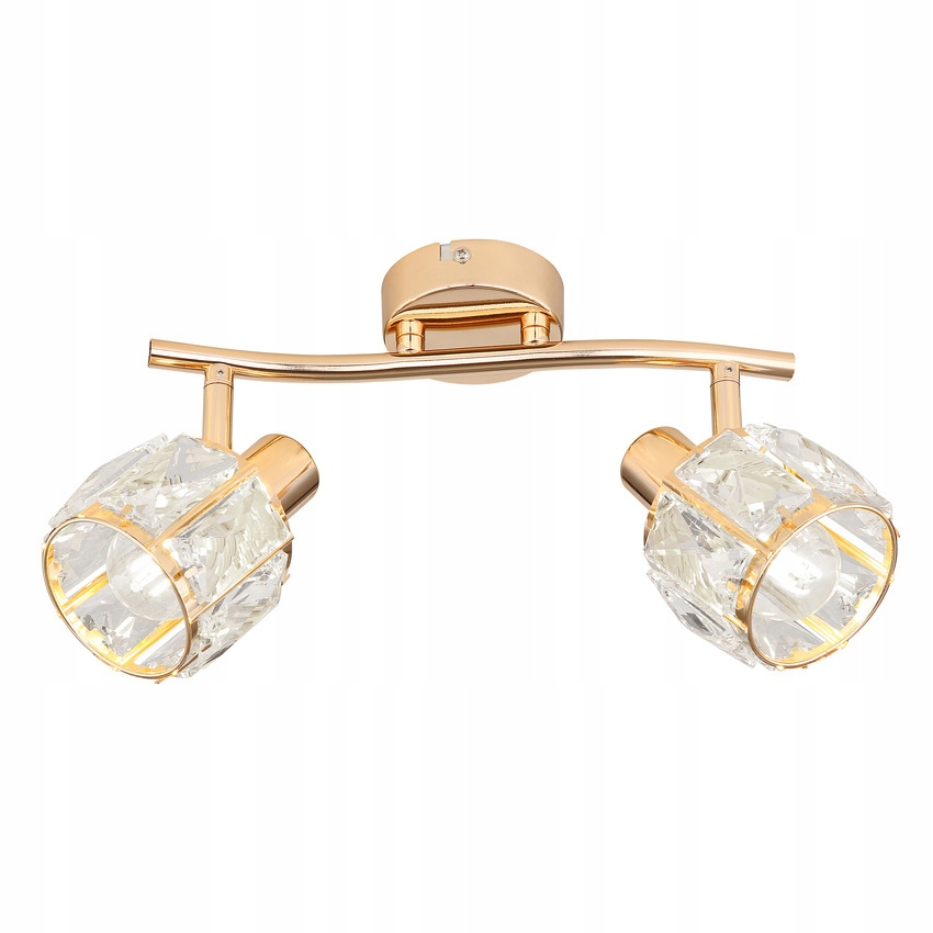 Candellux Dubai stropní svítidlo 2xE14 růžové zlato křišťál