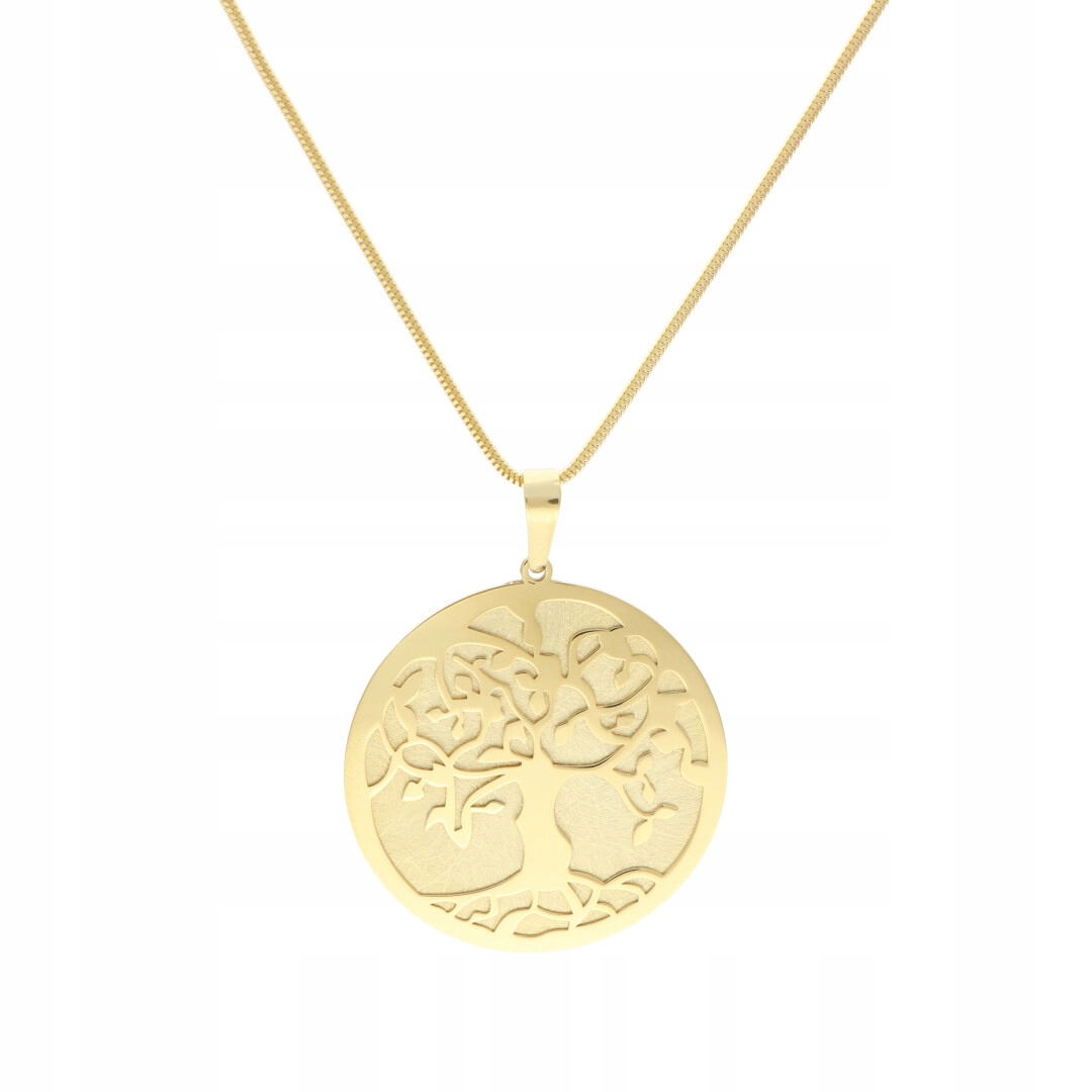 Přívěsek stromek štěstí stříbro pozlacený