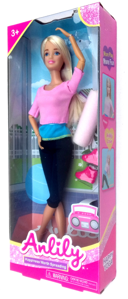 LALKA ANLILY 30 CM. ĆWICZĄCA JOGĘ Marka Icom Poland