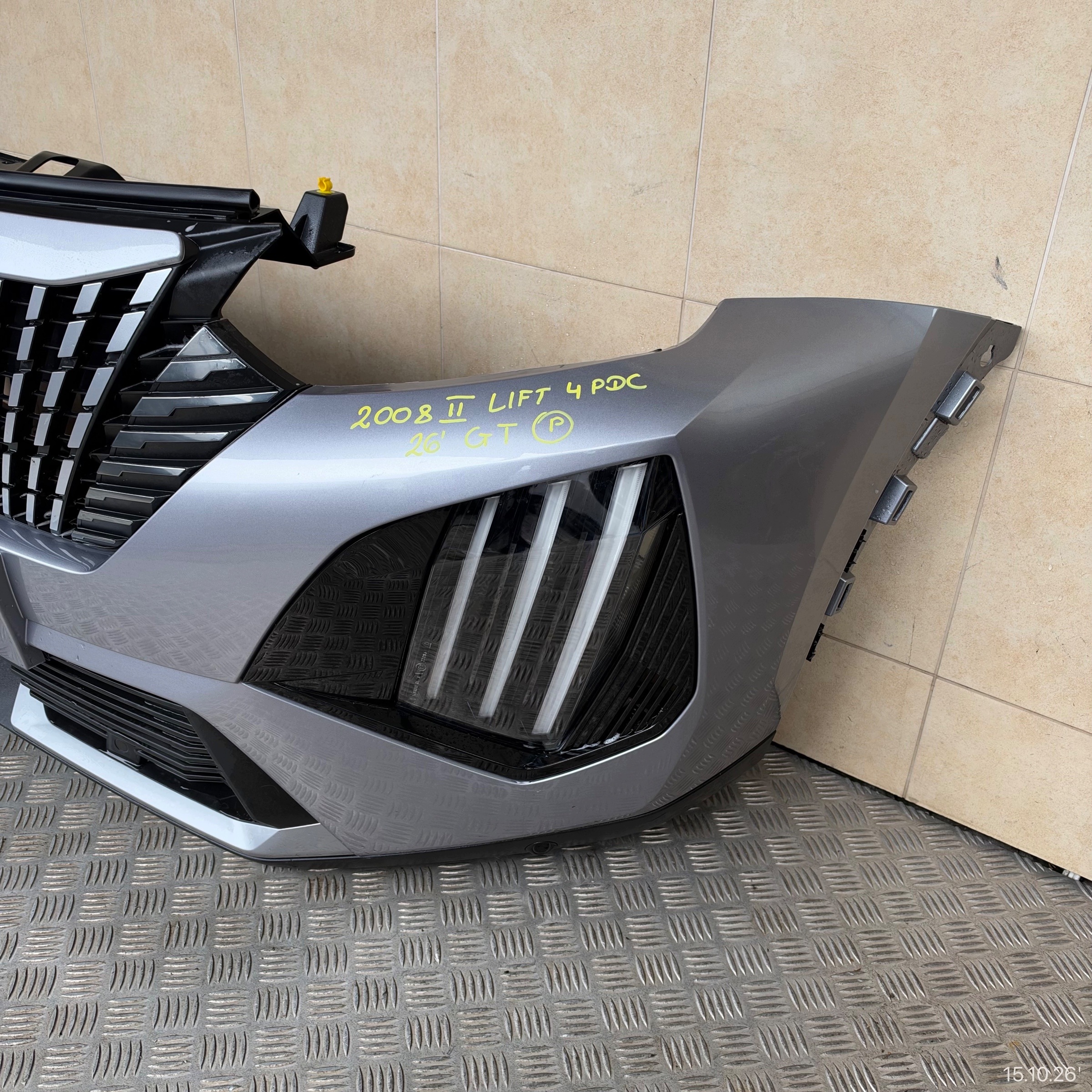 front bumper complete PEUGEOT 2008 II LIFT 2026 year GT 4 PDC