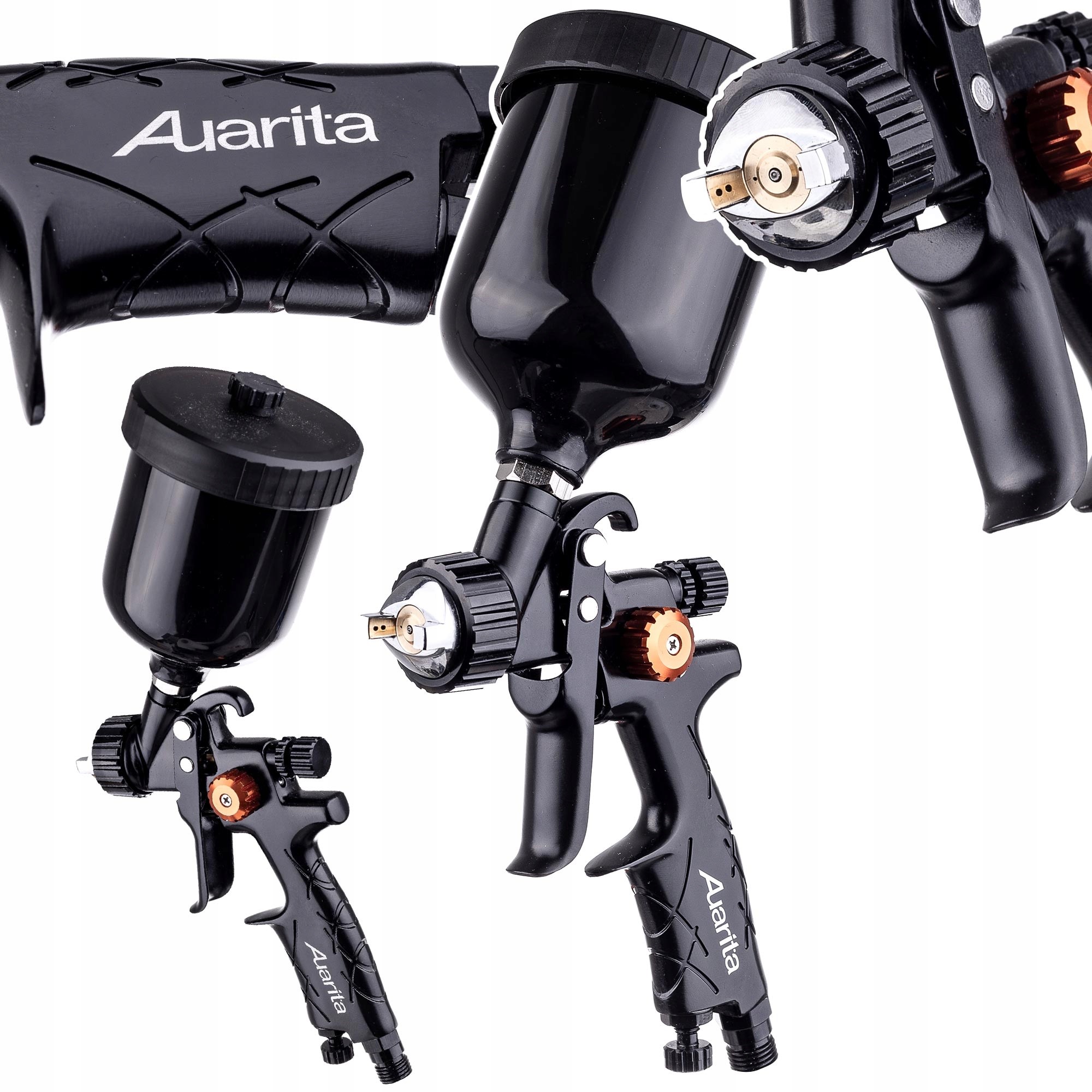 Lakovací pistole Mini Auarita Lion 2 Light 1,0 mm Hvlp pro malty 250 ml