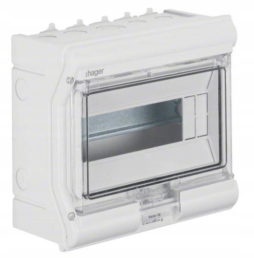 Nástěnný rozvaděč VE110PN 1x10 IP65