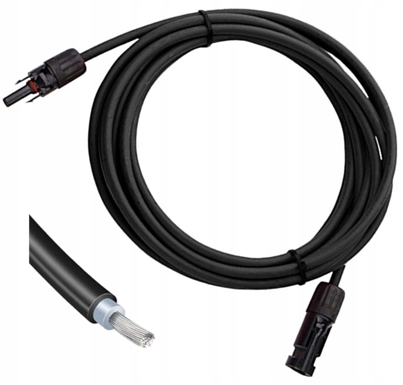 

Przedłużacz Kabel Solarny 1M 4MM2 Pv MC4 Panel