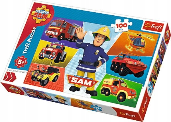 

Puzzle 100. Strażak Sam. Trefl. 16354
