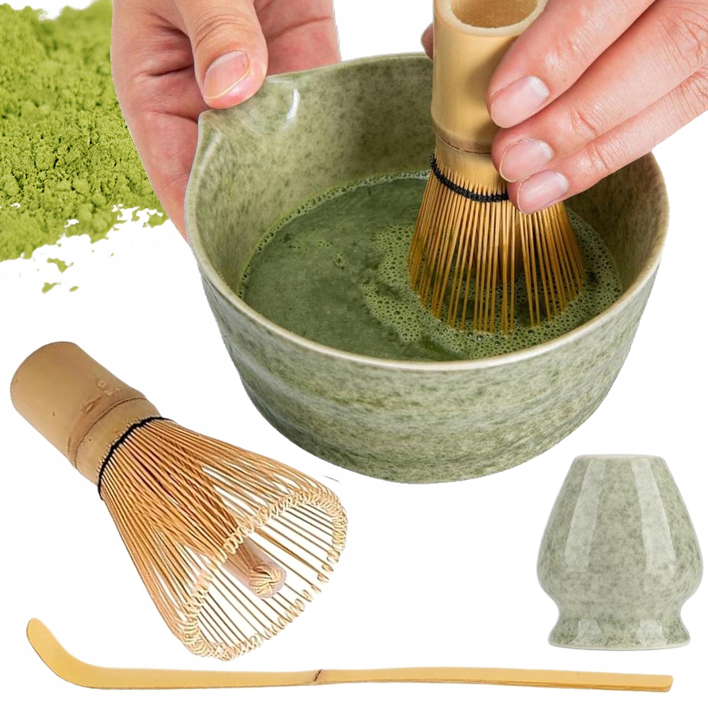 Levně 4KS Sada Na Čaj Matcha, Nástroj Na Matchu, Krásné Dárky